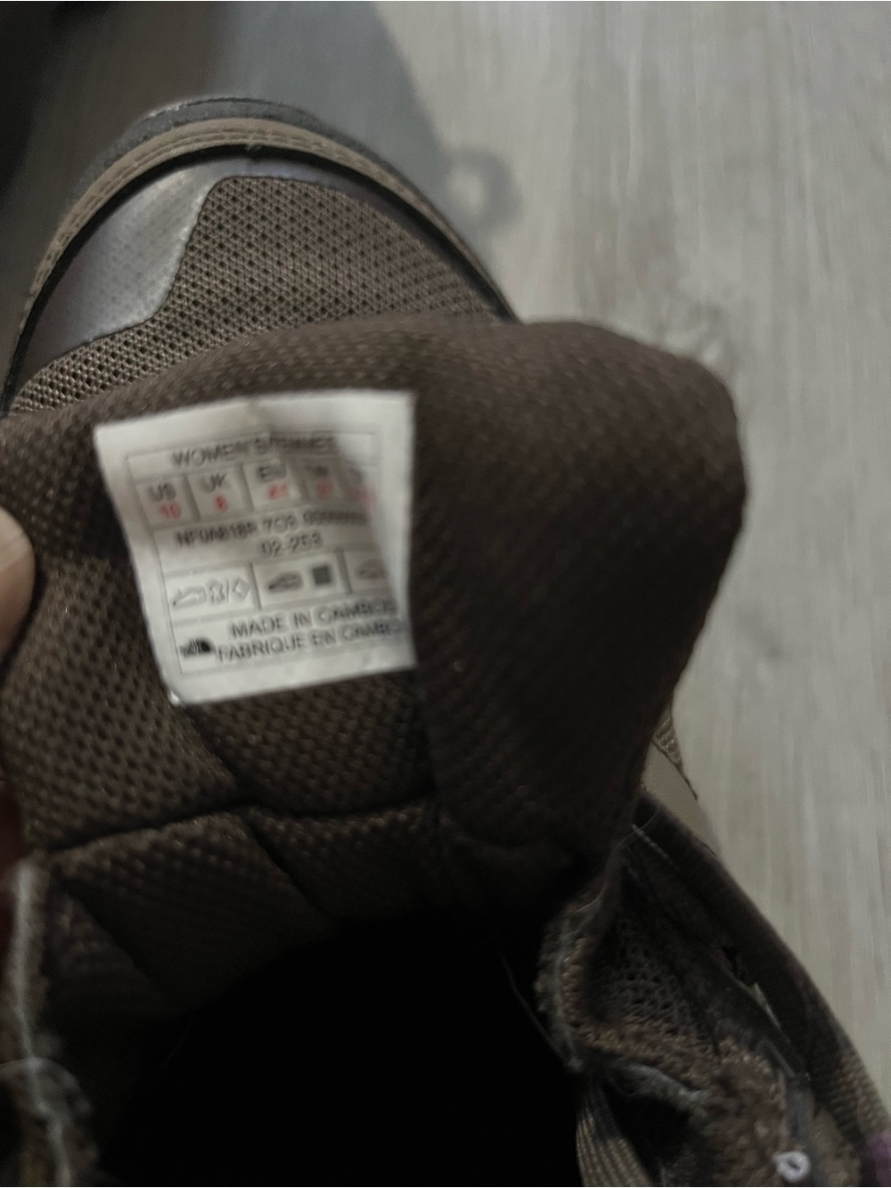 The North Face Men's Brown Mesh Trail Sneaker
